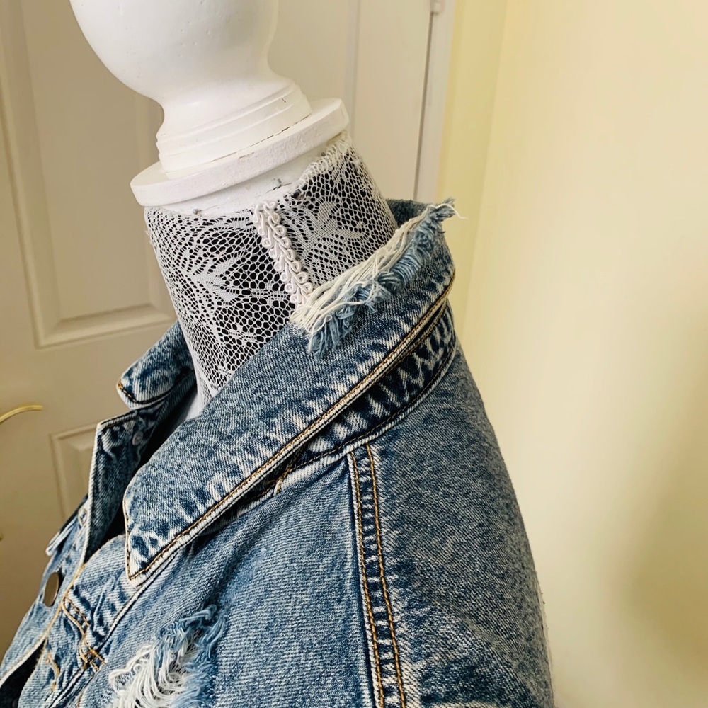 Nordstrom b.p Denim Embroidered Vest - Picture 6 of 6
